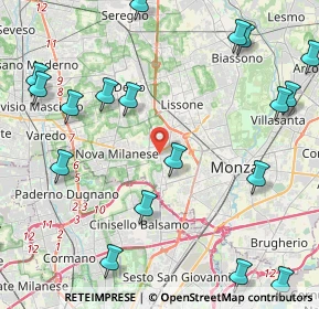 Mappa 20835 Muggiò MB, Italia (5.84263)
