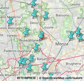 Mappa 20835 Muggiò MB, Italia (5.926)