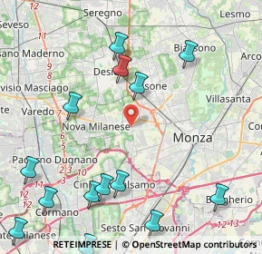 Mappa 20835 Muggiò MB, Italia (5.704)
