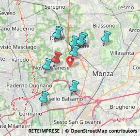 Mappa 20835 Muggiò MB, Italia (2.85182)