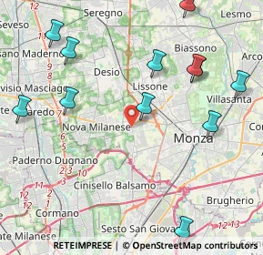 Mappa 20835 Muggiò MB, Italia (5.04667)