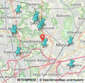 Mappa 20835 Muggiò MB, Italia (4.40818)