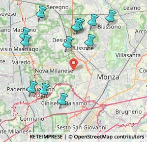 Mappa 20835 Muggiò MB, Italia (4.61167)