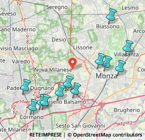 Mappa 20835 Muggiò MB, Italia (4.61917)