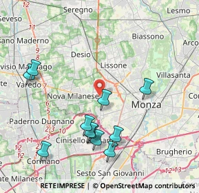Mappa 20835 Muggiò MB, Italia (4.29909)