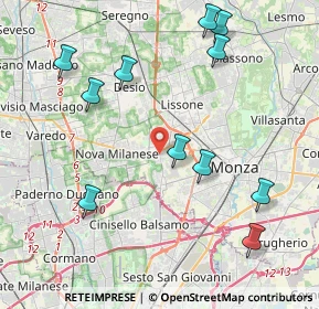 Mappa 20835 Muggiò MB, Italia (4.62909)