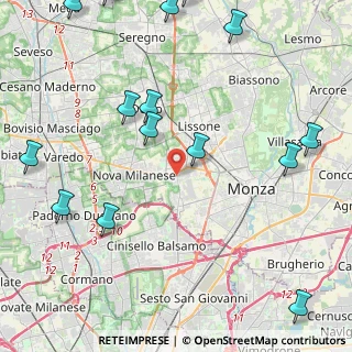 Mappa 20835 Muggiò MB, Italia (5.94133)