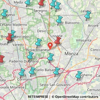 Mappa 20835 Muggiò MB, Italia (6.10895)
