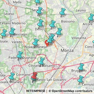 Mappa 20835 Muggiò MB, Italia (5.7205)