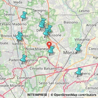 Mappa 20835 Muggiò MB, Italia (4.40818)