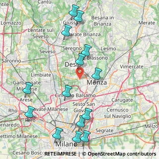 Mappa 20835 Muggiò MB, Italia (9.98714)