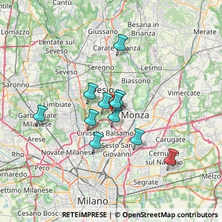 Mappa 20835 Muggiò MB, Italia (5.56091)