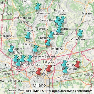 Mappa 20835 Muggiò MB, Italia (9.5725)