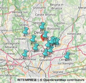 Mappa 20835 Muggiò MB, Italia (5.16846)
