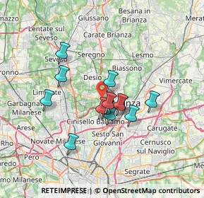 Mappa 20835 Muggiò MB, Italia (5.28462)