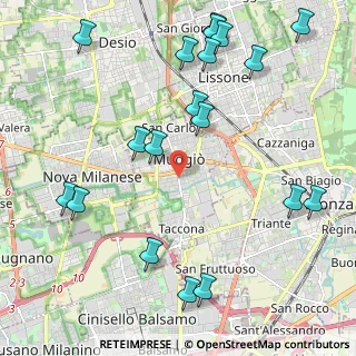 Mappa 20835 Muggiò MB, Italia (2.66)