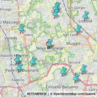 Mappa Via Paolo Mariani, 20834 Nova Milanese MB, Italia (2.93714)
