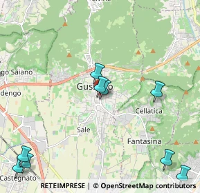 Mappa Via IV Novembre, 25064 Gussago BS, Italia (3.14167)