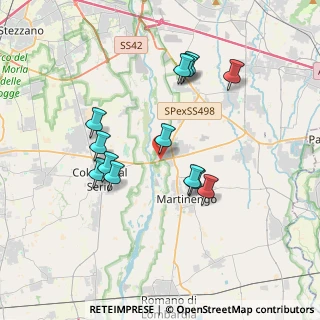 Mappa Via Al Ponte, 24050 Ghisalba BG, Italia (3.39692)