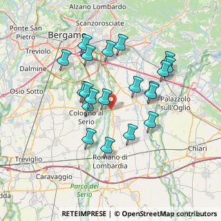 Mappa Via 25 Aprile, 24050 Ghisalba BG, Italia (6.671)