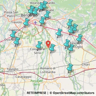 Mappa Via 25 Aprile, 24050 Ghisalba BG, Italia (9.7865)