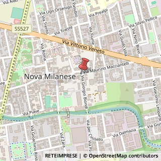 Mappa Via Madonnina, 32, 20834 Nova Milanese, Monza e Brianza (Lombardia)