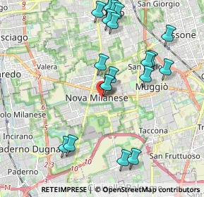 Mappa Via Giorgio Biondi, 20834 Nova Milanese MB, Italia (2.16)