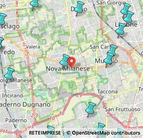 Mappa Via Giorgio Biondi, 20834 Nova Milanese MB, Italia (3.475)