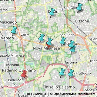Mappa Via Giorgio Biondi, 20054 Nova Milanese MB, Italia (2.4925)