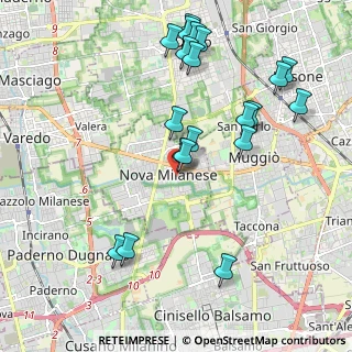 Mappa Via Giorgio Biondi, 20054 Nova Milanese MB, Italia (2.215)