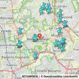Mappa Via Giorgio Biondi, 20054 Nova Milanese MB, Italia (2.4175)