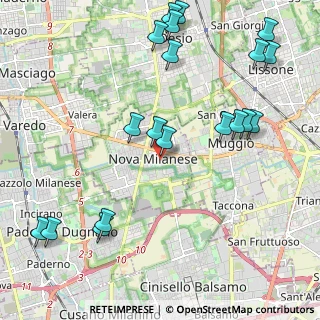 Mappa Via Giorgio Biondi, 20054 Nova Milanese MB, Italia (2.60105)