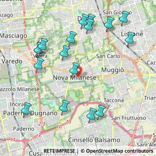 Mappa Via Giorgio Biondi, 20054 Nova Milanese MB, Italia (2.46412)