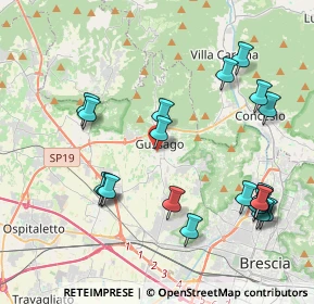 Mappa Via Pinidolo, 25064 Gussago BS, Italia (4.521)
