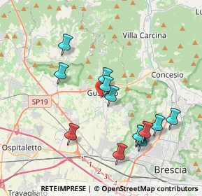 Mappa Via Pinidolo, 25064 Gussago BS, Italia (3.77385)