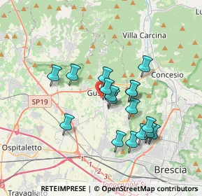 Mappa Via Pinidolo, 25064 Gussago BS, Italia (3.07765)
