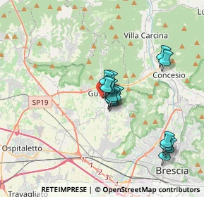 Mappa Via Pinidolo, 25064 Gussago BS, Italia (2.78867)