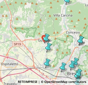 Mappa Via Pinidolo, 25064 Gussago BS, Italia (6.1175)