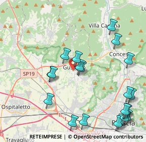 Mappa Via Pinidolo, 25064 Gussago BS, Italia (5.0835)