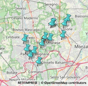Mappa Vicolo dei Fiori, 20834 Nova Milanese MB, Italia (2.98615)