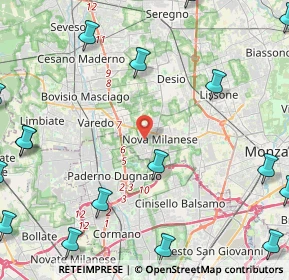 Mappa Vicolo dei Fiori, 20834 Nova Milanese MB, Italia (7.112)