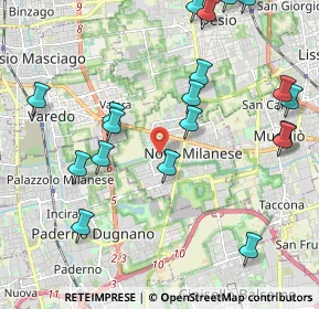 Mappa Ciclabile Villoresi, 20834 Nova Milanese MB, Italia (2.44105)