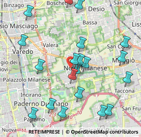 Mappa Ciclabile Villoresi, 20834 Nova Milanese MB, Italia (2.2535)