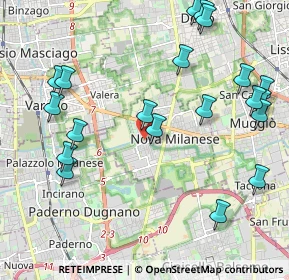 Mappa Vicolo dei Fiori, 20834 Nova Milanese MB, Italia (2.4775)