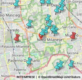 Mappa Vicolo dei Fiori, 20834 Nova Milanese MB, Italia (2.449)