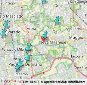 Mappa Via San Grato, 20834 Nova Milanese MB, Italia (2.94)