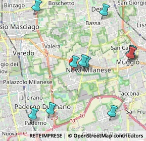 Mappa Vicolo dei Fiori, 20834 Nova Milanese MB, Italia (2.4)