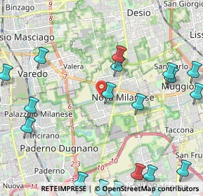 Mappa Ciclabile Villoresi, 20834 Nova Milanese MB, Italia (3.057)