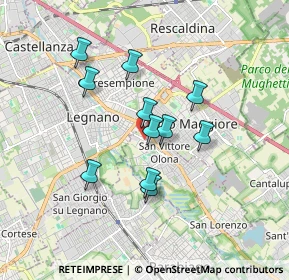 Mappa Via Roma, 20028 San Vittore Olona MI, Italia (1.40545)