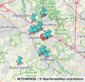 Mappa Via Roma, 20028 San Vittore Olona MI, Italia (2.86769)